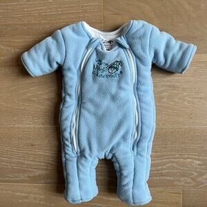 Baby Merlin's Magic Sleepsuit Small 3-6 Months Yellow Swaddle